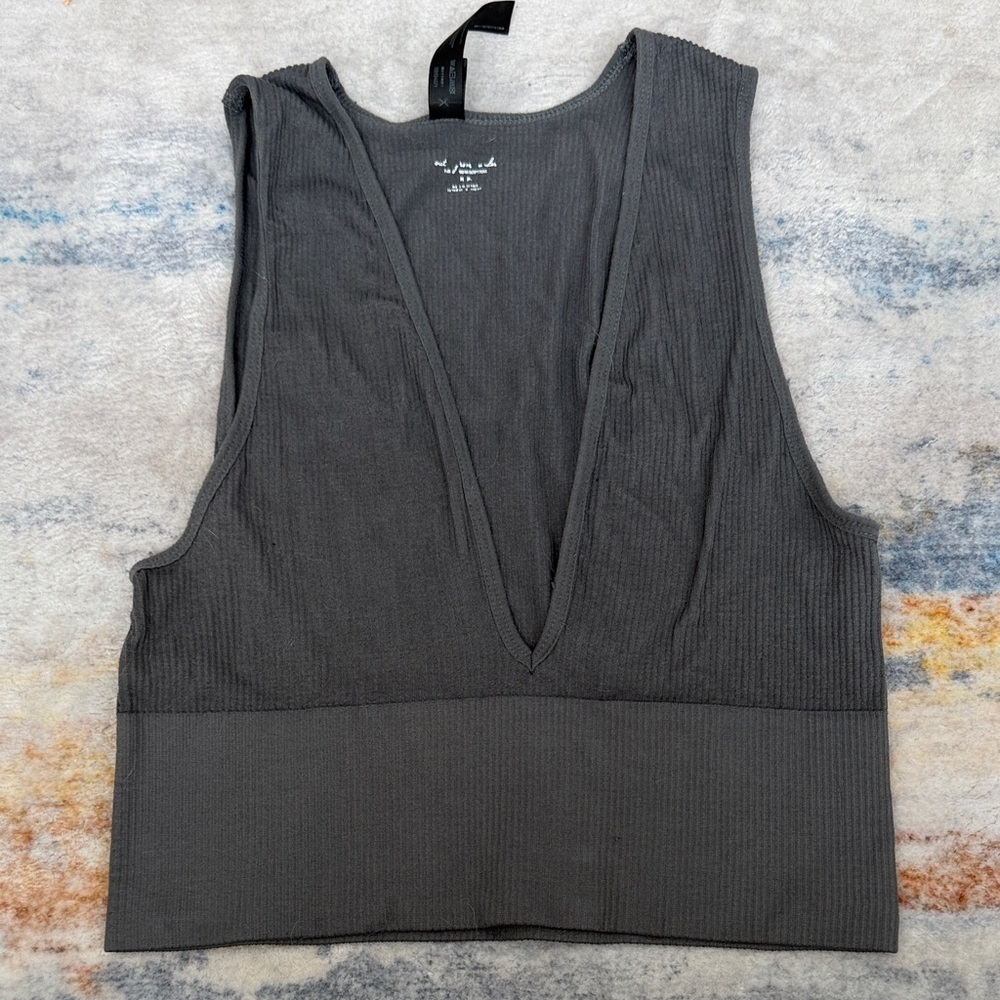 (009) Urban Outfitters Slate V-Neck Tank Top